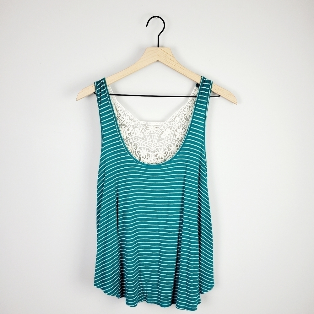 soul cake striped tank top small